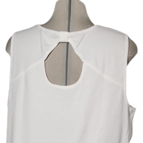 Encode WHITE  Sleeveless 100% COTTON Top Size 2X - Picture 5 of 11